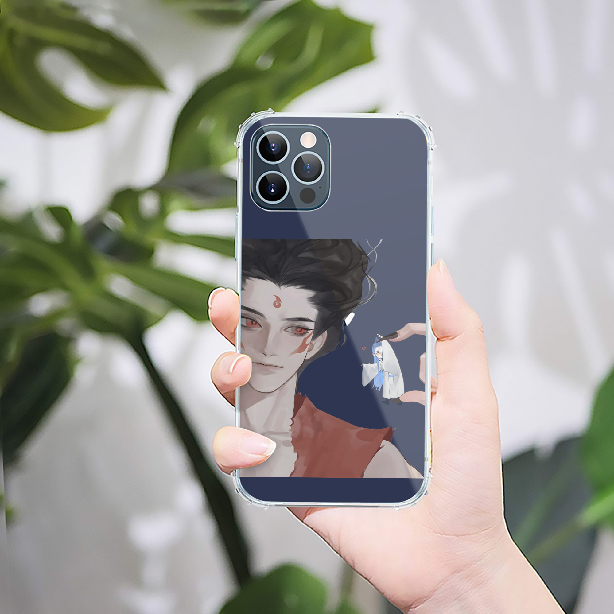 （画像用） Ne Zha 2 ナタ 魔童の大暴れ 【iPhone 12シリーズ対応】透明スマホケース（クリアソフトケース）